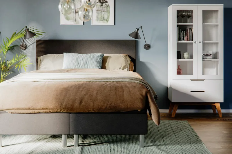 Sleepy Kontinentalseng 160x200 - sort - Møbler - Senge - Kontinentalsenge