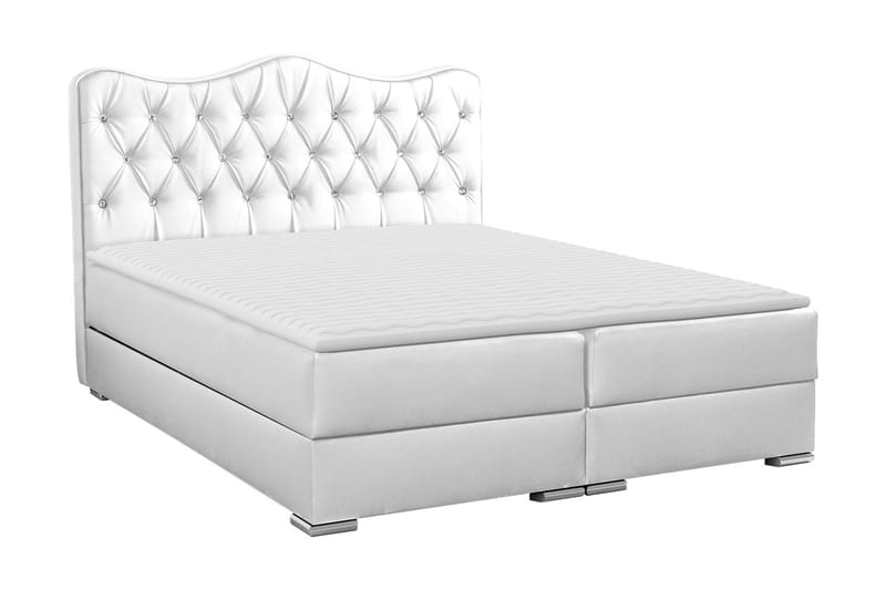 Sultan Kontinentalseng 160x200, Hvid