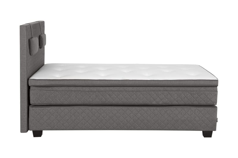 Sundborn Kontinentalseng 140x200 - Grå - Møbler - Senge - Kontinentalsenge