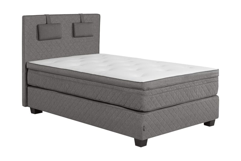 Sundborn Kontinentalseng 140x200 - Grå - Møbler - Senge - Kontinentalsenge
