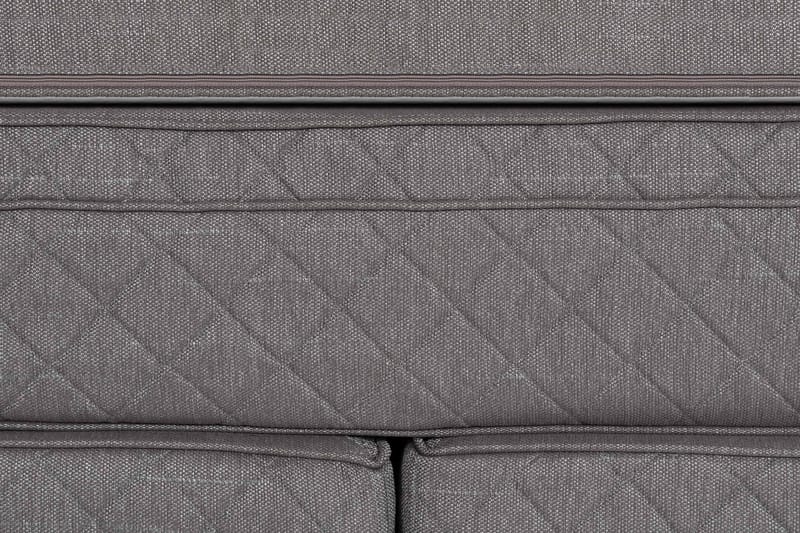 Sundborn Kontinentalseng 160x200 - Grå - Møbler - Senge - Kontinentalsenge