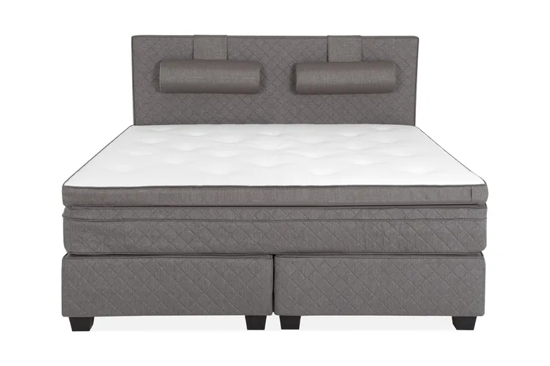 Sundborn Kontinentalseng 210x210 valgbar, Grå