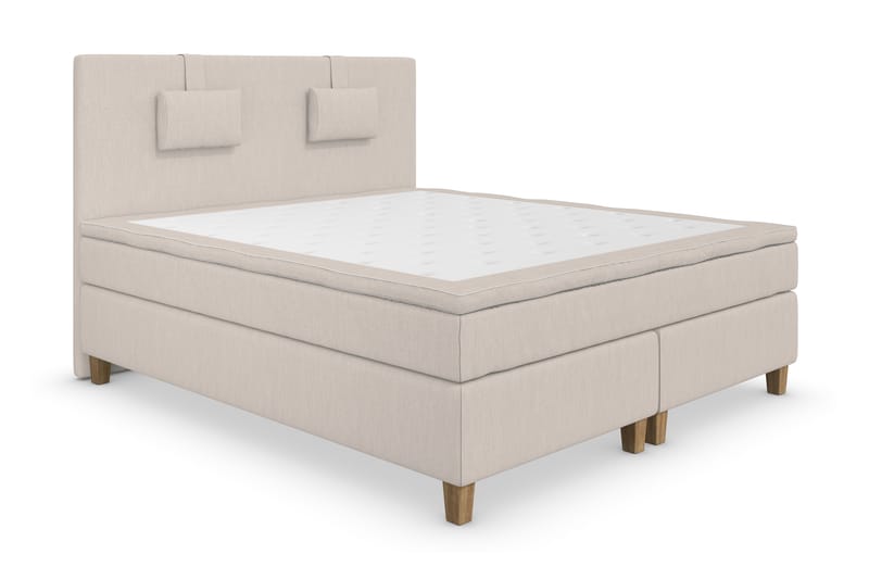 Superior Luksus Kontinentalseng 180x200 - Beige - Møbler - Senge - Kontinentalsenge