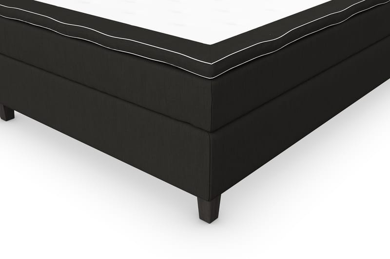 Superior Lyx Komplet Sengepakke 120 cm Sort - Sorte Ben - Møbler - Senge - Komplet sengepakke