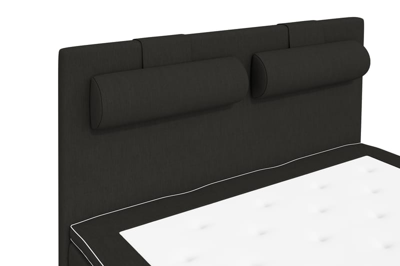 Superior Lyx Komplet Sengepakke 120 cm Sort - Sorte Ben - Møbler - Senge - Komplet sengepakke