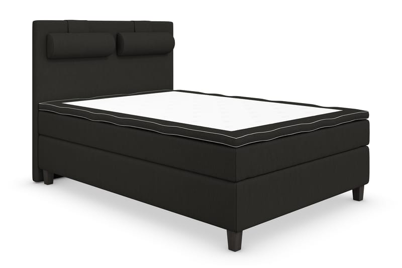 Superior Lyx Komplet Sengepakke 120 cm Sort - Sorte Ben - Møbler - Senge - Komplet sengepakke