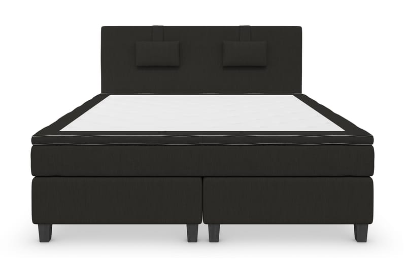 Superior Lyx Komplet Sengepakke 180 cm Sort - Sorte Ben - Møbler - Senge - Komplet sengepakke