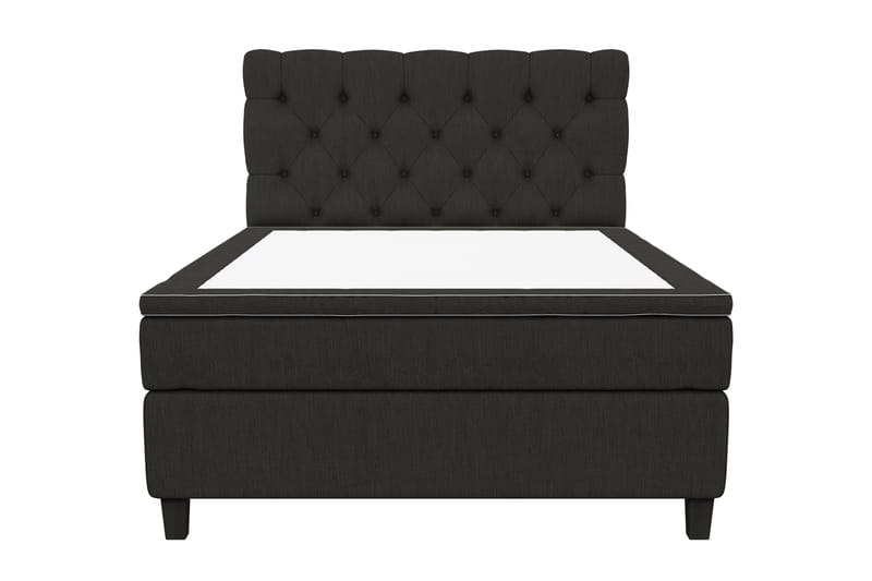 Superior Lyx Kontinentalseng 140x200 cm Sort - Sorte Ben - Møbler - Senge - Kontinentalsenge