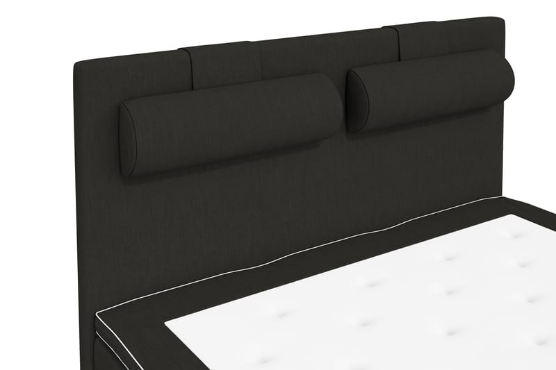 Superior Lyx Kontinentalseng 140x200 cm Sort - Sorte Ben - Møbler - Senge - Kontinentalsenge