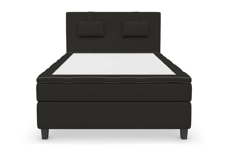 Superior Lyx Kontinentalseng 140x200 cm Sort - Sorte Ben - Møbler - Senge - Kontinentalsenge