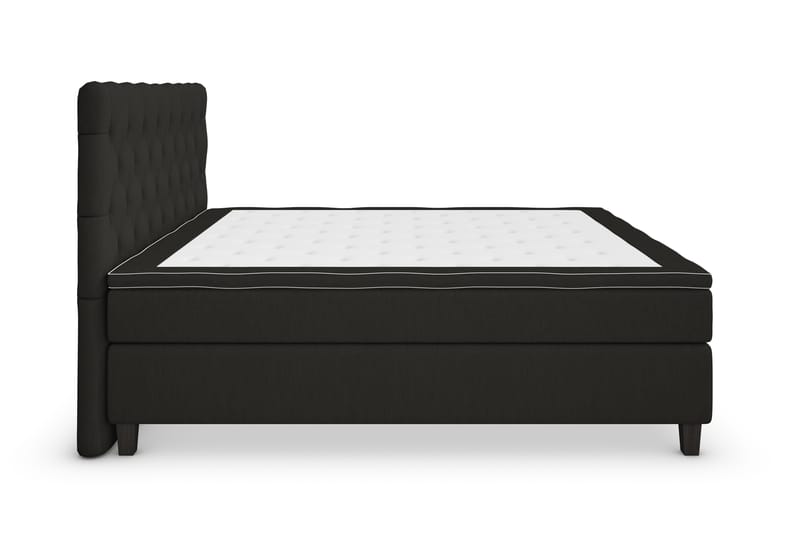 Superior Lyx Kontinentalseng 180x200 cm Sort - Sorte Ben - Møbler - Senge - Kontinentalsenge