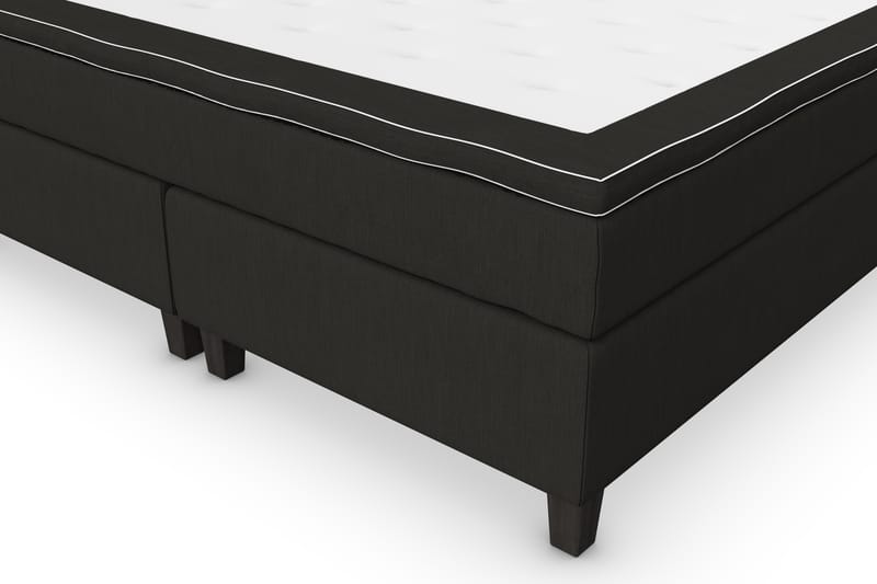 Superior Lyx Kontinentalseng 180x200 cm Sort - Sorte Ben - Møbler - Senge - Kontinentalsenge