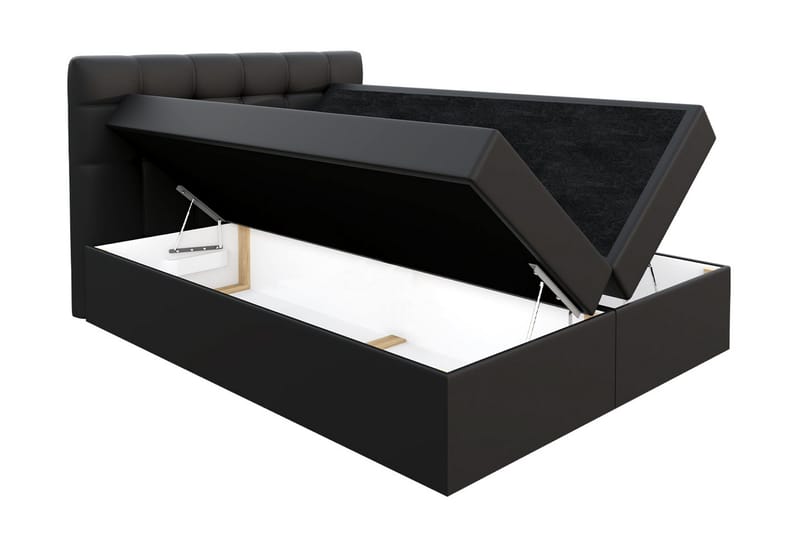 Svenes Kontinentalseng 140x200 cm - Grå - Møbler - Senge - Kontinentalsenge