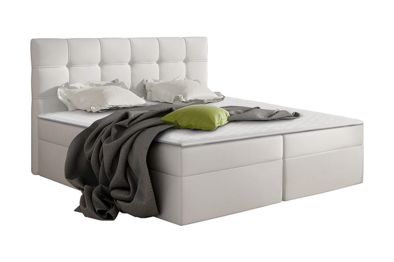 Svenes Kontinentalseng 160x200 cm, Hvid