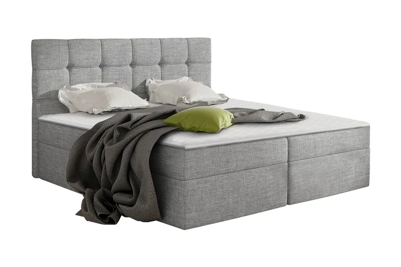 Svenes Kontinentalseng 180x200 cm, Grå