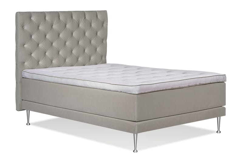 Victoria Komplet sengepakke 140x200 - Beige - Møbler - Senge - Kontinentalsenge
