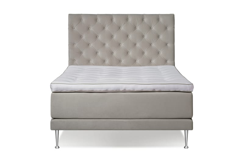 Victoria Komplet sengepakke 140x200 - Beige - Møbler - Senge - Kontinentalsenge