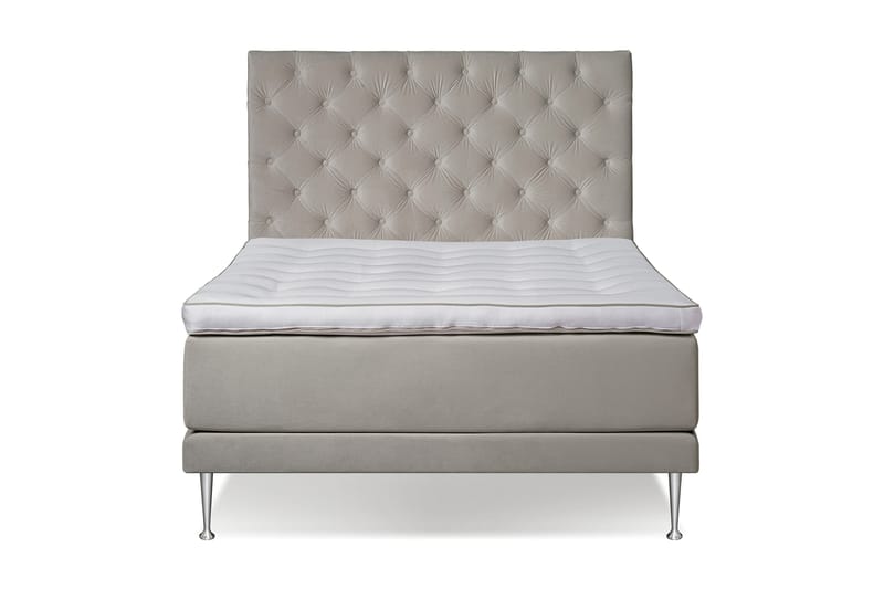 Victoria Komplet sengepakke 140x200 - Beige - Møbler - Senge - Kontinentalsenge