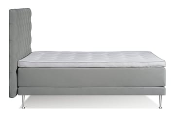 Victoria Komplet sengepakke 140x200 - Lysegrå - Møbler - Senge - Kontinentalsenge
