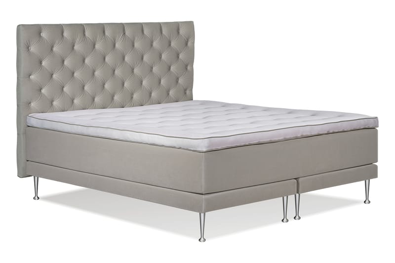 Victoria Komplet sengepakke 180x200 - Beige - Møbler - Senge - Komplet sengepakke