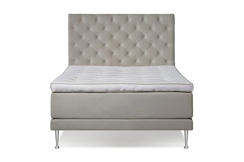 VICTORIA Kontinentalseng 140 - Beige - Møbler - Senge - Kontinentalsenge