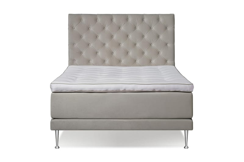 VICTORIA Kontinentalseng 140 - Beige - Møbler - Senge - Kontinentalsenge