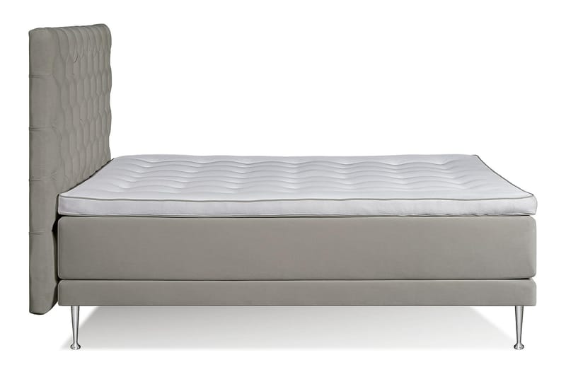 VICTORIA Kontinentalseng 180 - Beige - Møbler - Senge - Komplet sengepakke