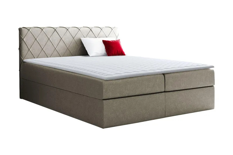 Korshavn kontinentalseng 120x200, Beige