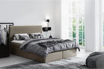 Laargard kontinentalseng med Opbevaring 180x200 - Beige - Møbler - Senge - Kontinentalsenge