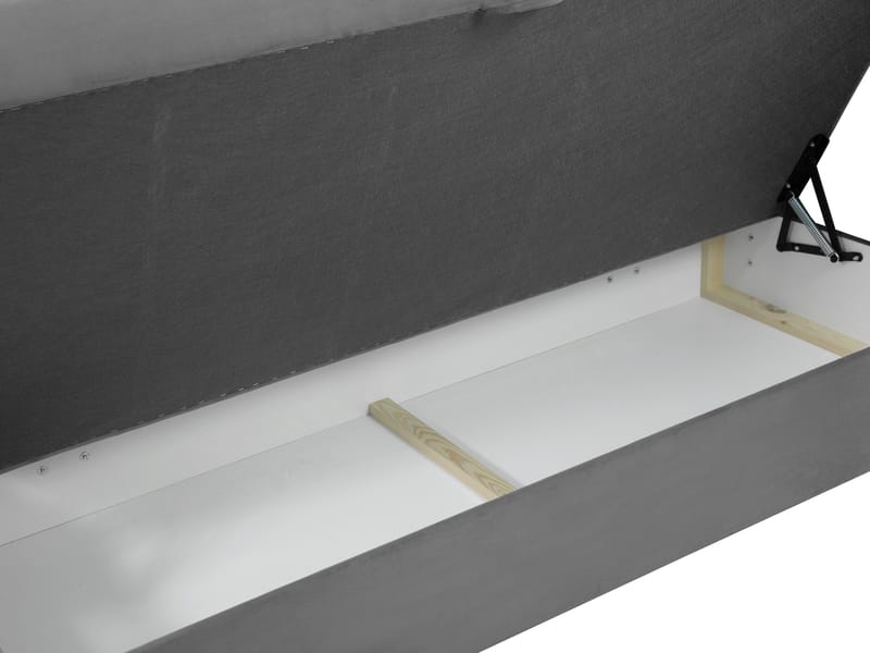 Laggano sengepakke kontinentalseng 160x200 cm - taupe - Møbler - Senge - Komplet sengepakke