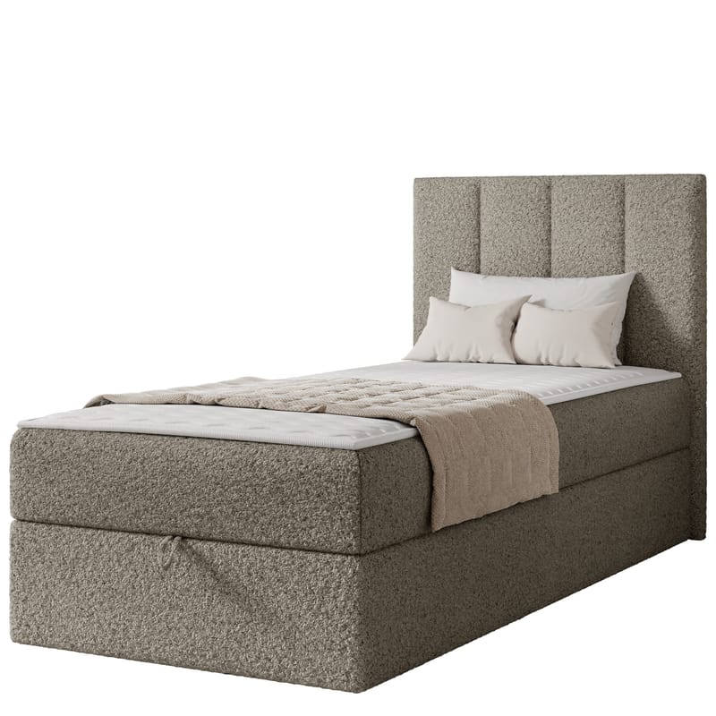 Laggano sengesæt kontinentalseng 100x200 cm, taupe