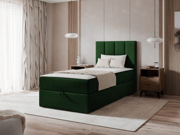 Laggano sengesæt kontinentalseng 90x200 cm - grøn - Møbler - Senge - Komplet sengepakke