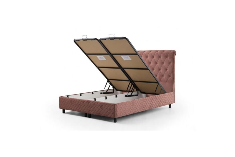 Lamoon Frame Seng 160x200 cm - Blush pink - Møbler - Senge - Dobbeltsenge