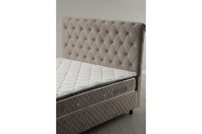 Lamoon Komplet Sengepakke 120x200 cm - Beige - Møbler - Senge - Komplet sengepakke