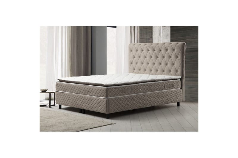 Lamoon Komplet Sengepakke 120x200 cm - Beige - Møbler - Senge - Komplet sengepakke
