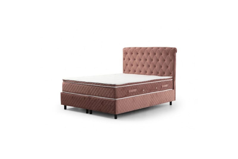 Lamoon Komplet Sengepakke 120x200 cm - Blush pink - Møbler - Senge - Komplet sengepakke