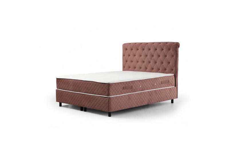 Lamoon Komplet Sengepakke 120x200 cm - Blush pink - Møbler - Senge - Komplet sengepakke