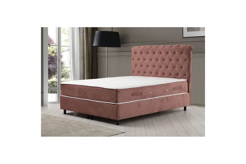 Lamoon Komplet Sengepakke 120x200 cm - Blush pink - Møbler - Senge - Komplet sengepakke