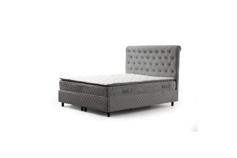 Lamoon Komplet Sengepakke 120x200 cm - Grå - Møbler - Senge - Komplet sengepakke