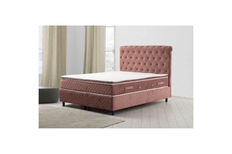 Lamoon Komplet Sengepakke 150x200 cm - Blush pink - Møbler - Senge - Komplet sengepakke