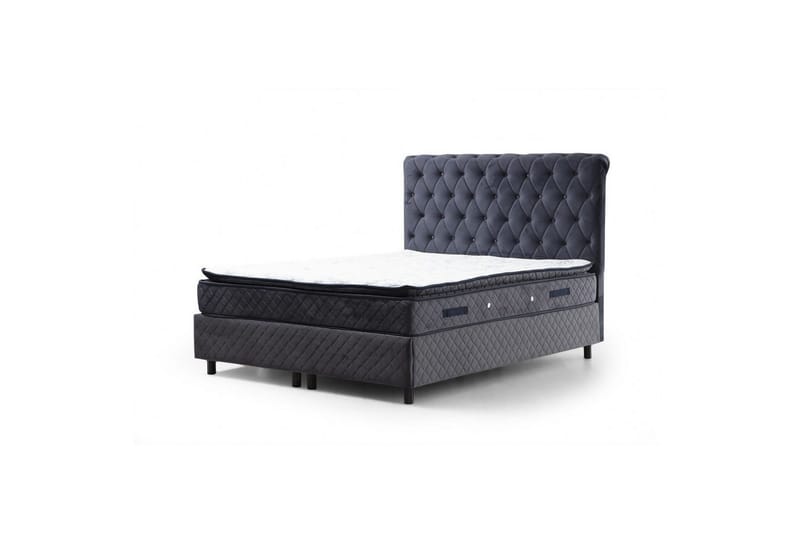 Lamoon Komplet Sengepakke 160x200 cm - Antracit - Møbler - Senge - Komplet sengepakke