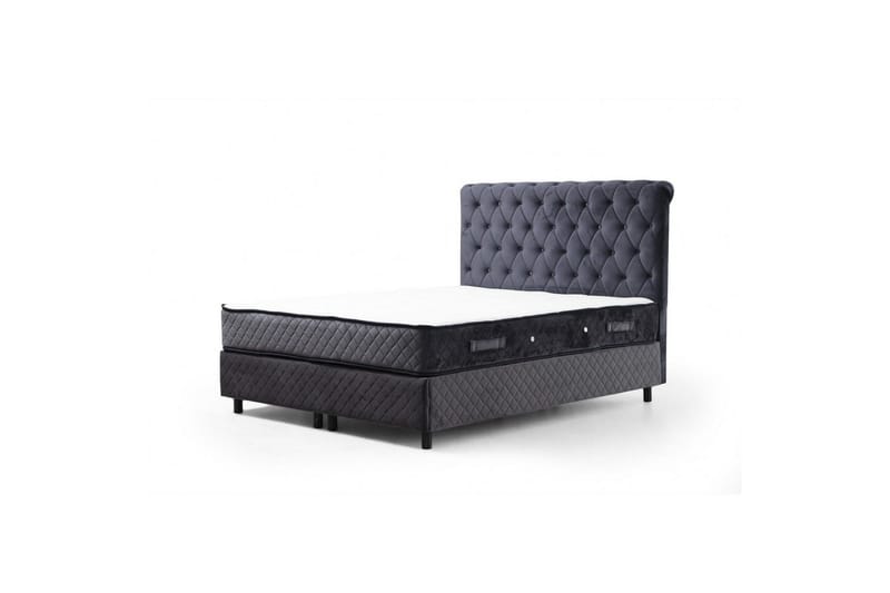 Lamoon Komplet Sengepakke 160x200 cm - Antracit - Møbler - Senge - Komplet sengepakke