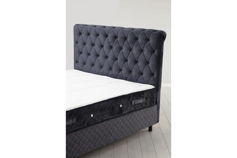 Lamoon Komplet Sengepakke 160x200 cm - Antracit - Møbler - Senge - Komplet sengepakke