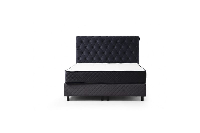Lamoon Komplet Sengepakke 160x200 cm - Antracit - Møbler - Senge - Komplet sengepakke