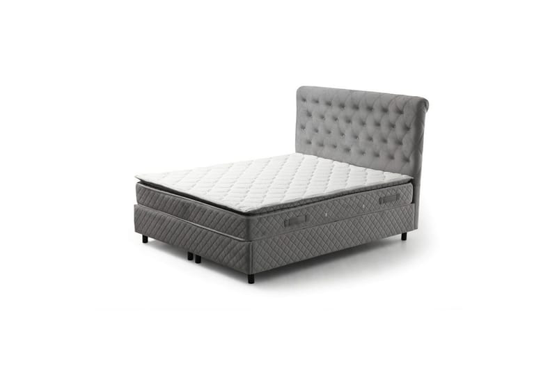 Lamoon Komplet Sengepakke 160x200 cm - Grå - Møbler - Senge - Komplet sengepakke