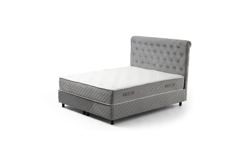Lamoon Seng Pakke Ramme Seng 140x200 cm - Grå - Møbler - Senge - Komplet sengepakke