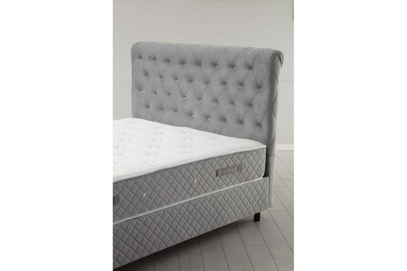 Lamoon Seng Pakke Ramme Seng 140x200 cm - Grå - Møbler - Senge - Komplet sengepakke