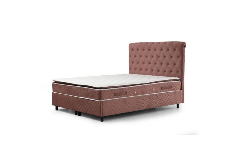 Lamoon Seng Pakke Ramme Seng 120x200 cm - Blush pink - Møbler - Senge - Komplet sengepakke