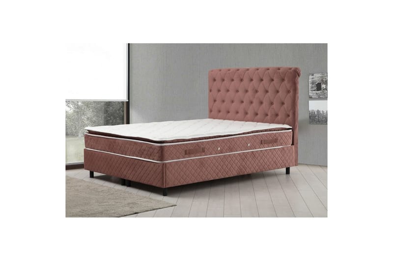 Lamoon Seng Pakke Ramme Seng 120x200 cm - Blush pink - Møbler - Senge - Komplet sengepakke