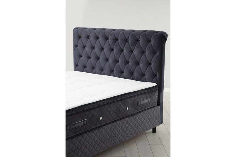 Lamoon Sengepakke Kontinentalseng 150x200 cm - Antracit - Møbler - Senge - Komplet sengepakke